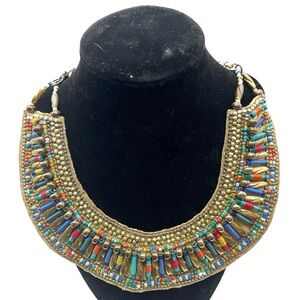 Chicos Fashion Choker Adjustable Necklace Multicolor Fashion Jewelry
